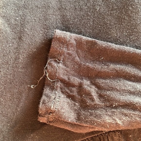 BUNDLE 3/$12 Black Long Sleeve Top with Peplum - Picture 6 of 6